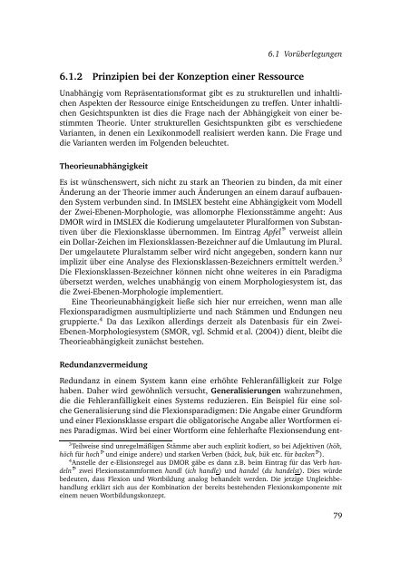 Ein Computerlinguistisches Lexikon als komplexes System