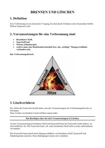 Brennen und Löschen [PDF Download] - Stadtfeuerwehr Weiz