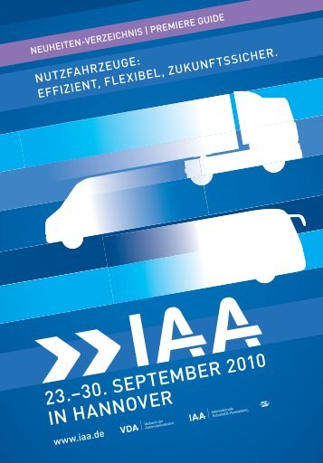 23.–30. SEPTEMBER 2010 IN HANNOVER - IAA - Internationale ...