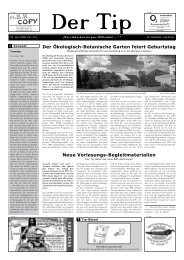 Neue Vorlesungs-Begleitmaterialien Der Ökologisch ... - Der Tip