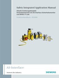 Funktionshandbuch ASIsafe SIAM