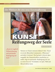 Kunst - Reifungsweg der Seele - Abenteuer Philosophie