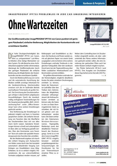 Leseprobe Digital Engineering Magazin 2010/08