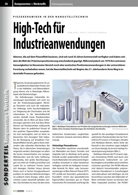 Leseprobe Digital Engineering Magazin 2010/08