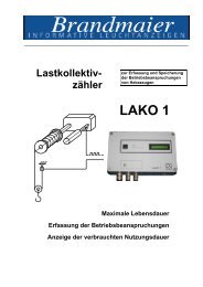 Lastkollektiv- zähler Maximale Lebensdauer Erfassung der ...