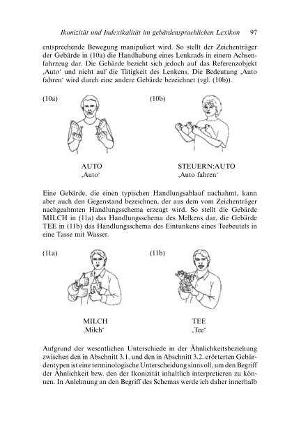 Ikonizität und Indexikalität im gebärdensprachlichen Lexikon Zur ...