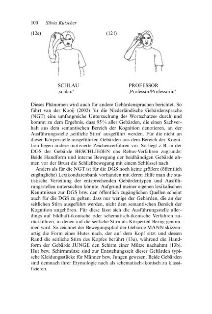 Ikonizität und Indexikalität im gebärdensprachlichen Lexikon Zur ...