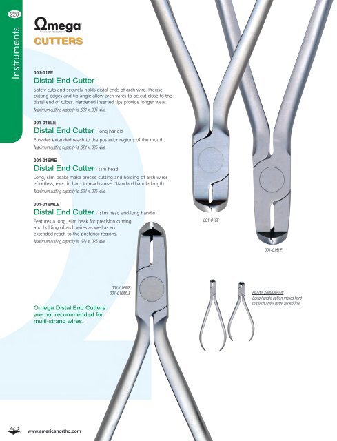 Instruments - American Orthodontics