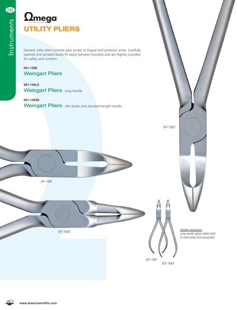 Instruments - American Orthodontics