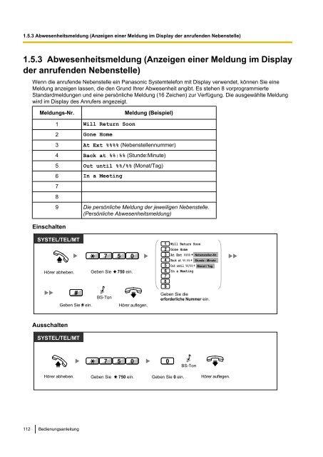 Panasonic KX-TDA 15