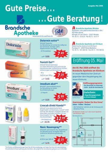 Mehr Auswahl - Brandsche Apotheke