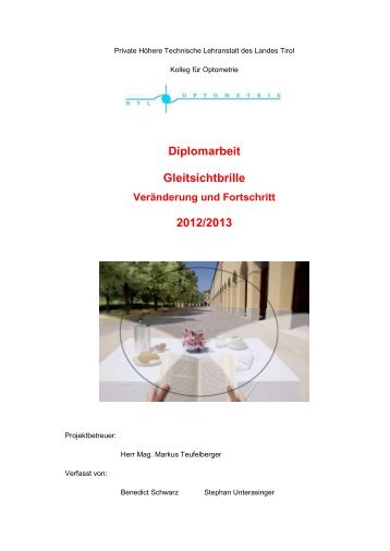 Diplomarbeit Gleitsichtbrille 2012/2013 - Private HTL des Landes ...