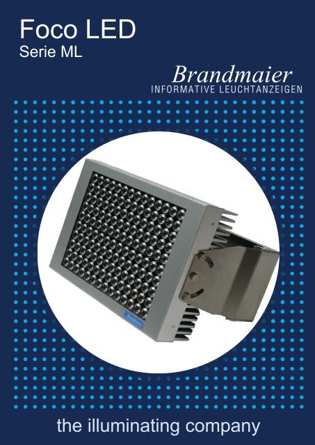 LED proyector de luz (PDF 179 KB) - Brandmaier · Informative ...