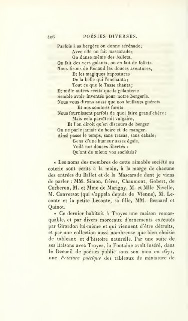 OEuvres de J. de La Fontaine. Nouv. éd., rev. sur les plus anciennes ...