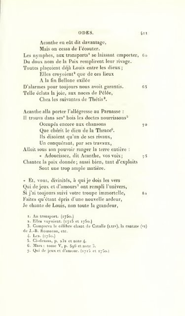 OEuvres de J. de La Fontaine. Nouv. éd., rev. sur les plus anciennes ...