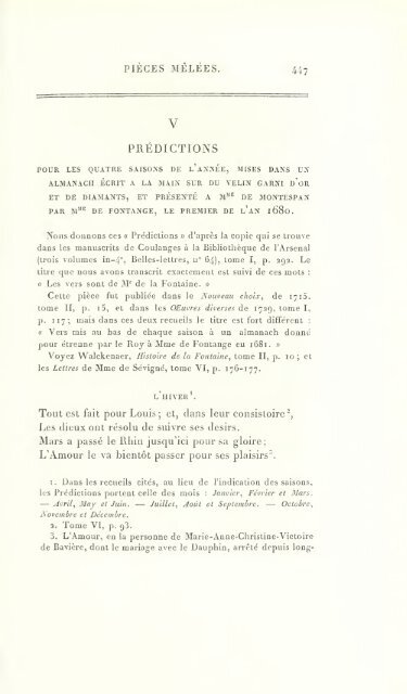 OEuvres de J. de La Fontaine. Nouv. éd., rev. sur les plus anciennes ...