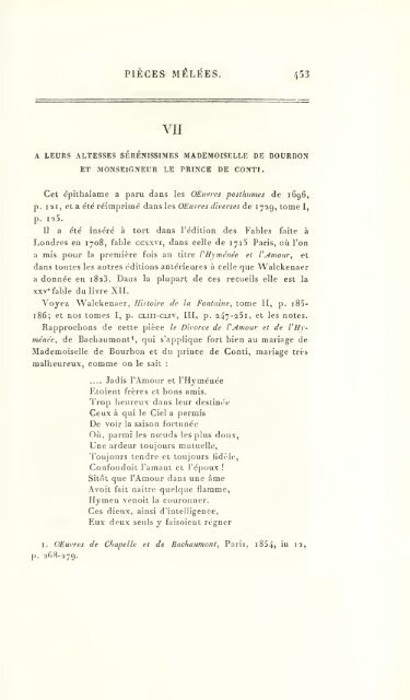 OEuvres de J. de La Fontaine. Nouv. éd., rev. sur les plus anciennes ...