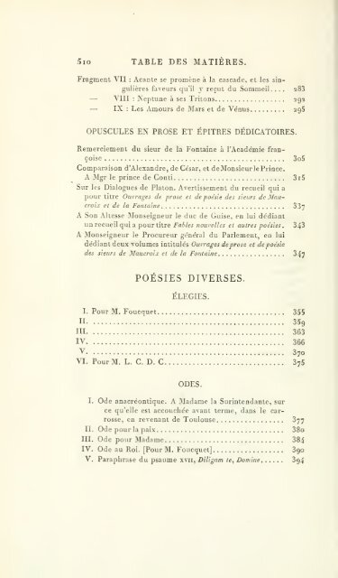 OEuvres de J. de La Fontaine. Nouv. éd., rev. sur les plus anciennes ...