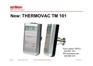 New: THERMOVAC TM 101