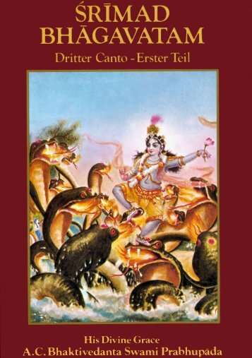 Srimad Bhagavatam Dritter Canto - Erster Teil - Srila Prabhupadas ...
