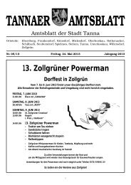 Mai 2013 - Stadtverwaltung Tanna