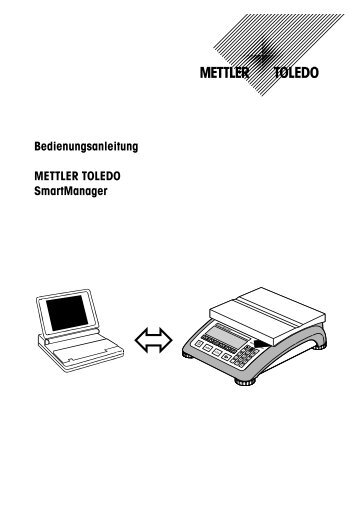 Bedienungsanleitung METTLER TOLEDO SmartManager