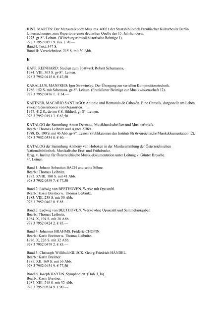 PDF-Dokument, 0,5 MB - Musikantiquariat und Verlag Prof. Dr. Hans ...