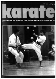 Deutsche Jugend- und Junioren-Meisterschaft - Chronik des Karate