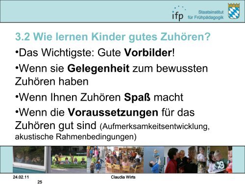 Gesprächskultur in Kindertageseinrichtungen Kindern ein guter ...