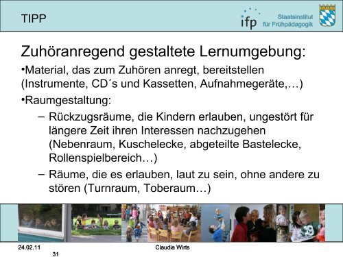 Gesprächskultur in Kindertageseinrichtungen Kindern ein guter ...