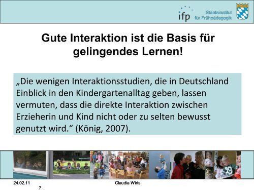 Gesprächskultur in Kindertageseinrichtungen Kindern ein guter ...