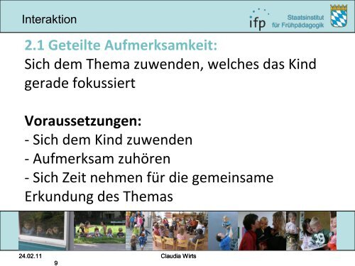 Gesprächskultur in Kindertageseinrichtungen Kindern ein guter ...