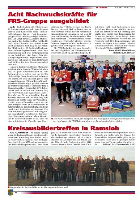 Feuerwehr-Lehr- und Informationsblatt für die ... - firehunter.de