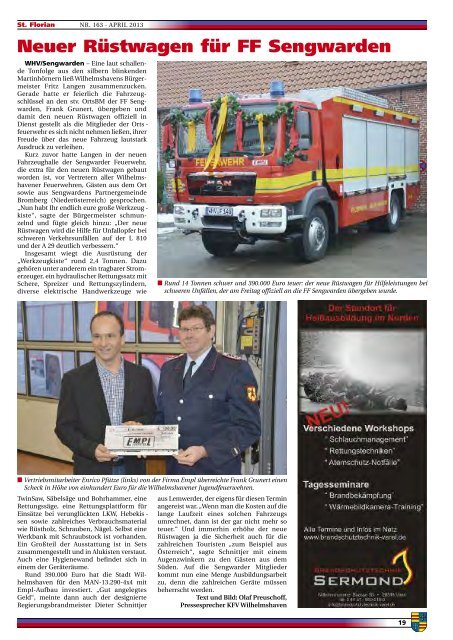 Feuerwehr-Lehr- und Informationsblatt für die ... - firehunter.de