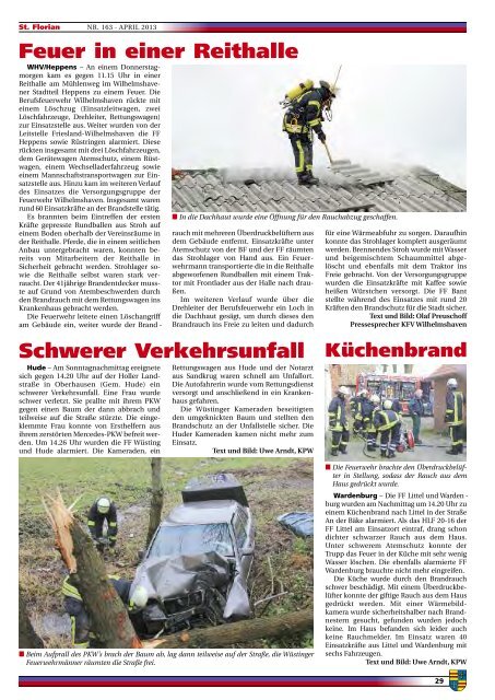 Feuerwehr-Lehr- und Informationsblatt für die ... - firehunter.de