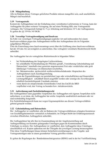 Vergabe - u. Vertragsunterlagen HS Kehl 12-01 ... - Hochschule Kehl