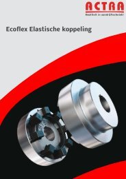 Ecoflex Elastische koppeling