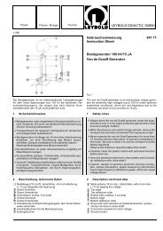 LEYBOLD DIDACTIC GMBH Gebrauchsanweisung 541 71 ...