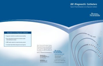 IBI Diagnostic Catheters - Boston Scientific