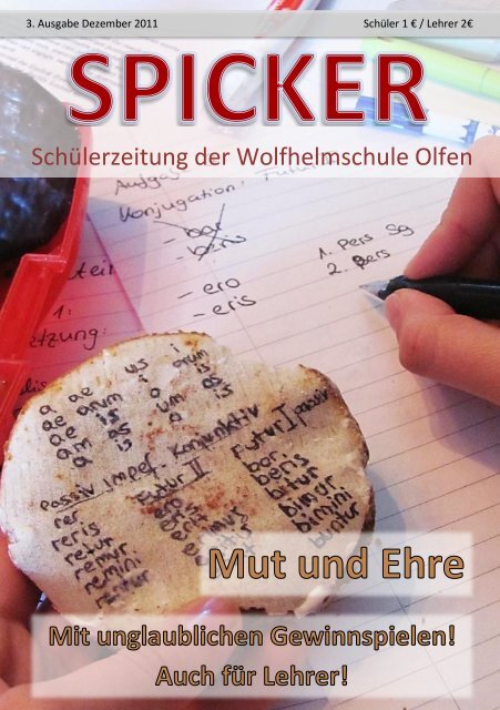 Ausgabe 3 - Wolfhelmschule