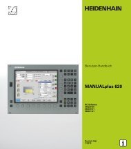 4.4 Abspanzyklen - heidenhain