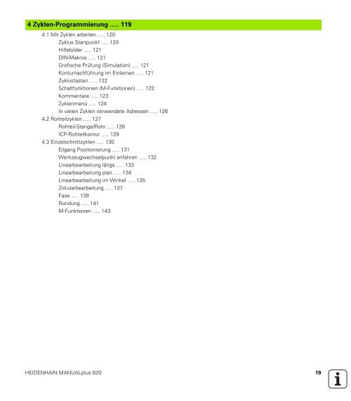 4.4 Abspanzyklen - heidenhain