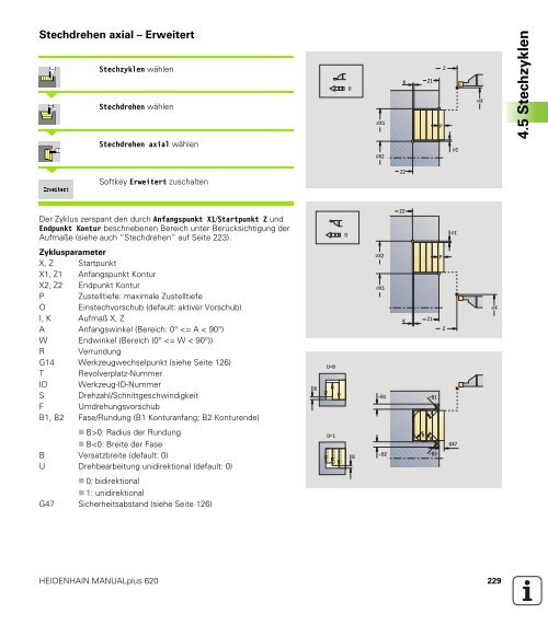 4.4 Abspanzyklen - heidenhain