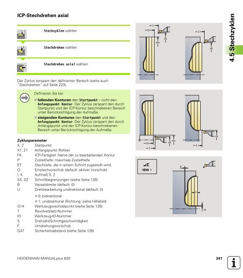 4.4 Abspanzyklen - heidenhain