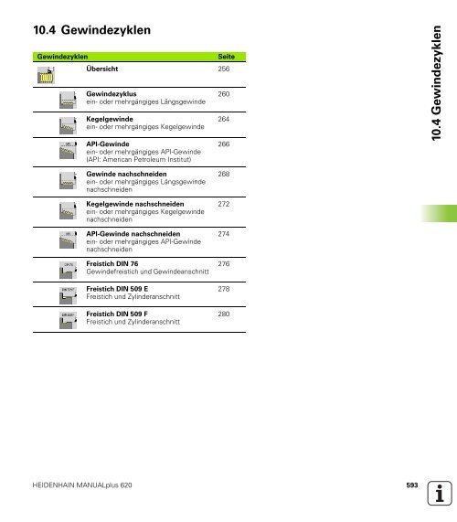 4.4 Abspanzyklen - heidenhain