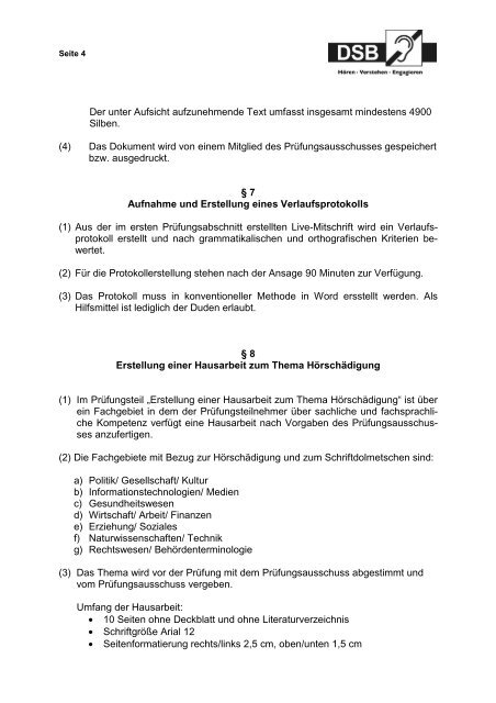 Computerkompatible Maschinenstenographie - Schwerhoerigen-Netz