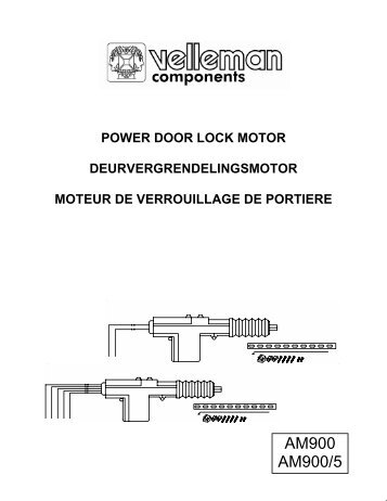 AM900 AM900/5 - Velleman USA