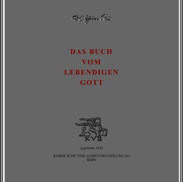 Das Buch vom lebendigen Gott - boyinra