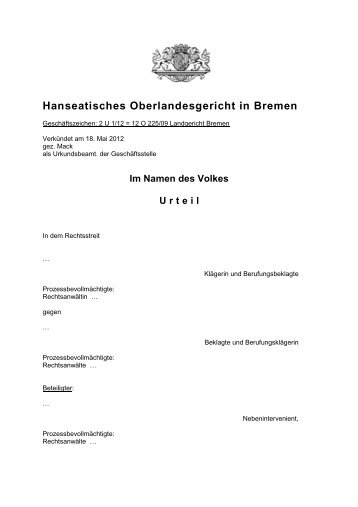 pdf, 39 kB - Hanseatisches Oberlandesgericht Bremen