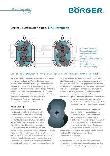 Der neue Optimum Kolben: Eine Revolution